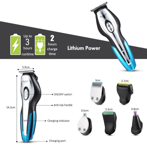 11 in 1 Electric Beard Trimmer Kit For Men