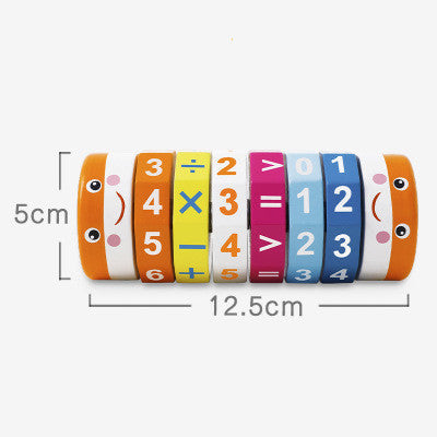 Children's digital cylindrical cube