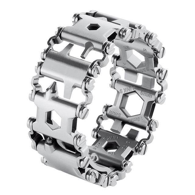 29 In 1 Multi-Function Stainless Steel Bracelet Bracelet EvoFine Silver 