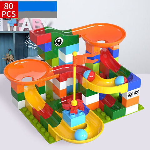 Children's Slide Blocks Compatible With Plastic Assembly
