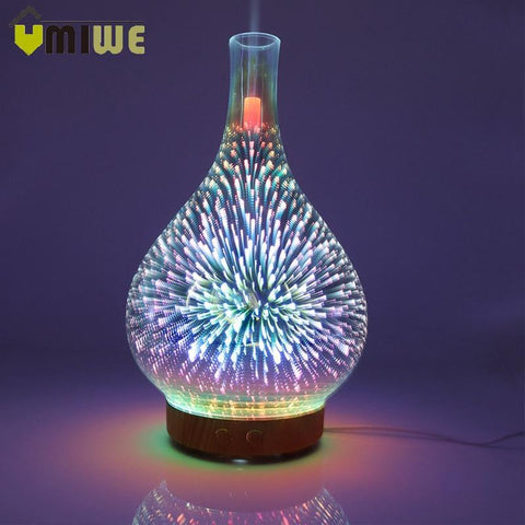 3D Firework Air Humidifer with Essential Oil Diffuser