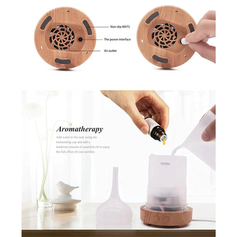 3D Firework Air Humidifer with Essential Oil Diffuser