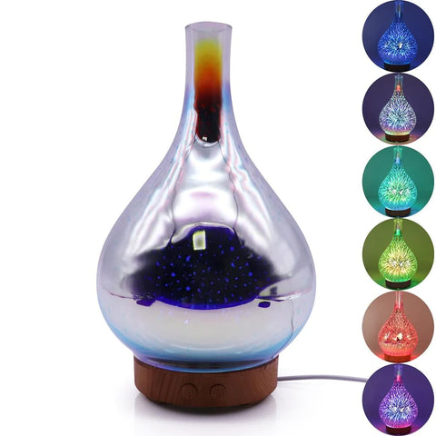 3D Firework Air Humidifer with Essential Oil Diffuser