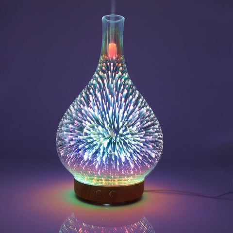 3D Firework Air Humidifer with Essential Oil Diffuser