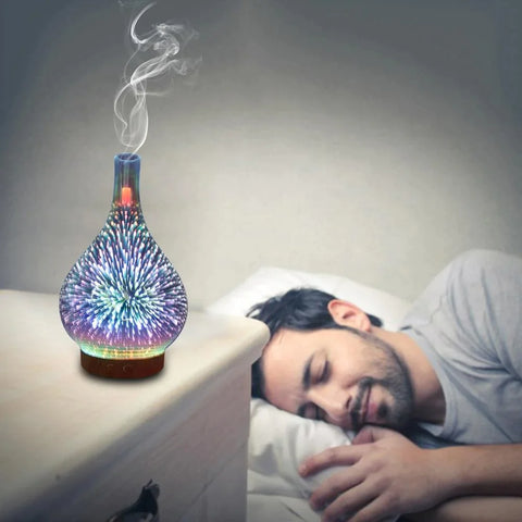 3D Firework Air Humidifer with Essential Oil Diffuser