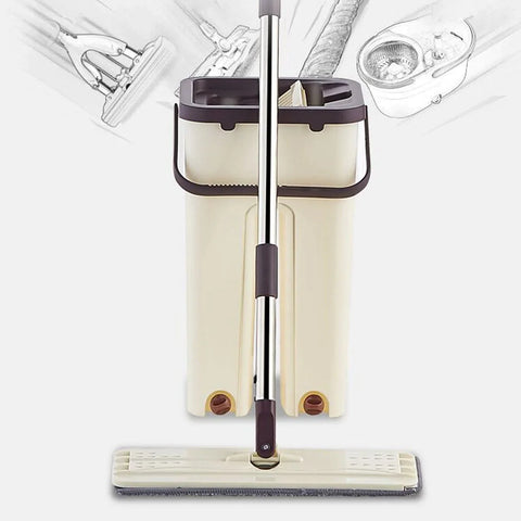 4 in 1 Multi Functional Flat Floor Mop and Bucket Set