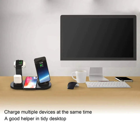 4 in 1 Wireless Charger Station For Smartphone