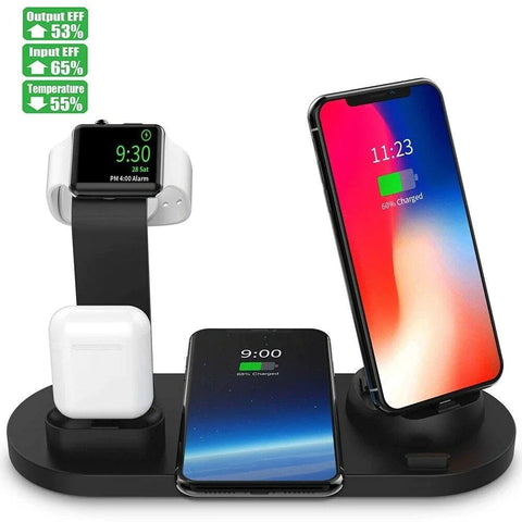 4 in 1 Wireless Charger Station For Smartphone