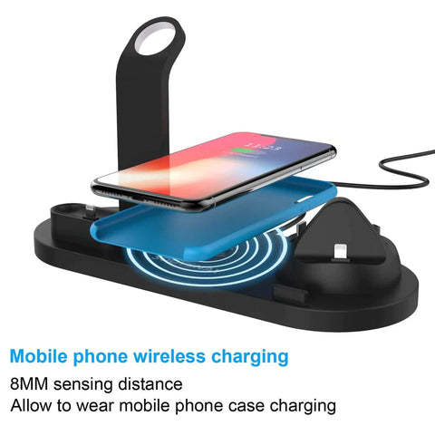 4 in 1 Wireless Charger Station For Smartphone