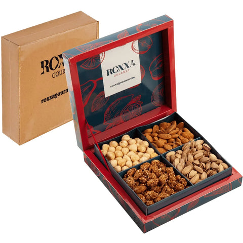 4 Variety  Nuts & Dried Fruit Cardboard Box