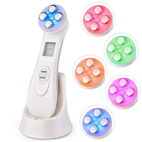 5 in 1 LED facial massager skin tightening Device