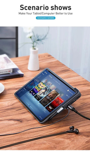 6 in 1 USB C HUB for Type C Devices