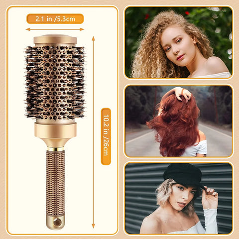 Boar Bristle Round Hair Brush