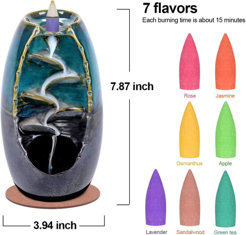 Ceramic Backflow Incense Holder