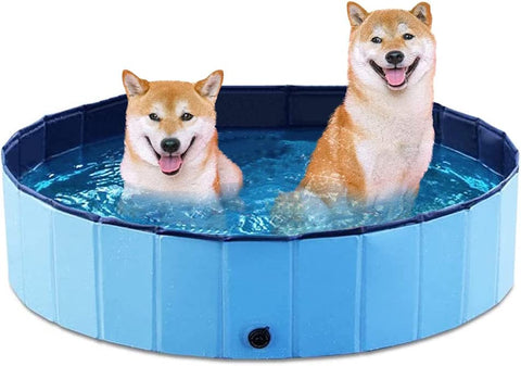 Foldable Dog Pool - Portable Dog Swimming Pool