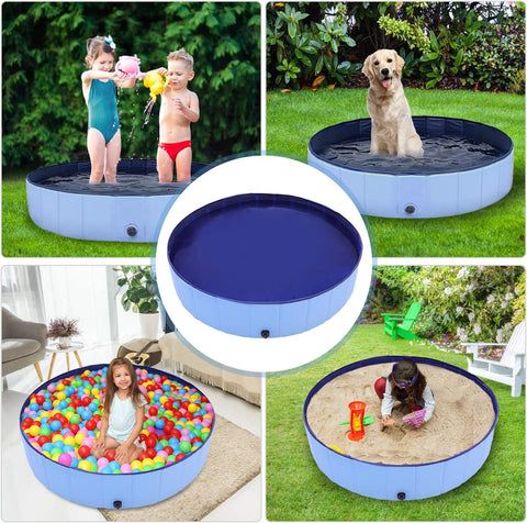 Foldable Dog Pool - Portable Dog Swimming Pool