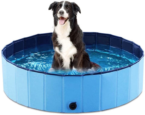 Foldable Dog Pool - Portable Dog Swimming Pool