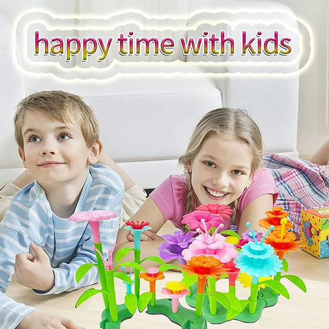 Flower Garden Building Toys for Girls