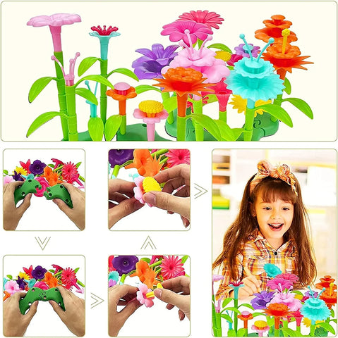 Flower Garden Building Toys for Girls