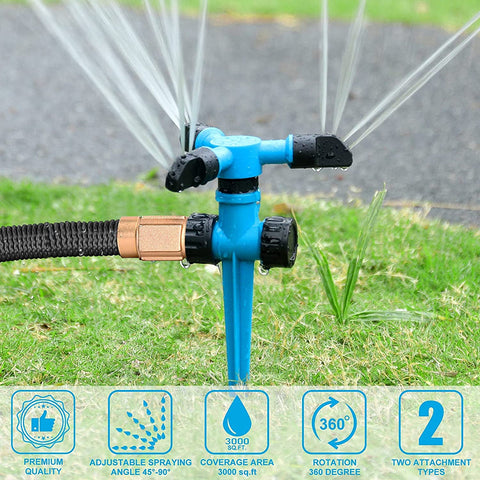 Garden Sprinkler 360 Rotating Lawn Sprinkler