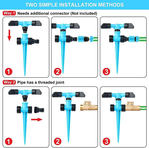 Garden Sprinkler 360 Rotating Lawn Sprinkler