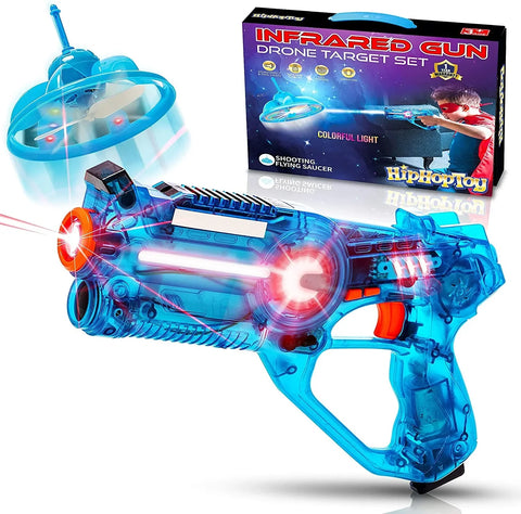 Kids Laser Tag Gun Game with Flying Toy Drone Target