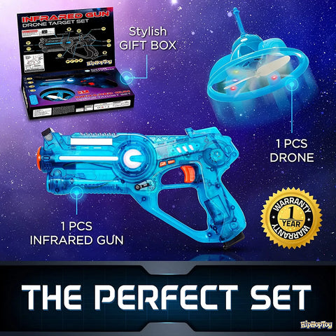 Kids Laser Tag Gun Game with Flying Toy Drone Target