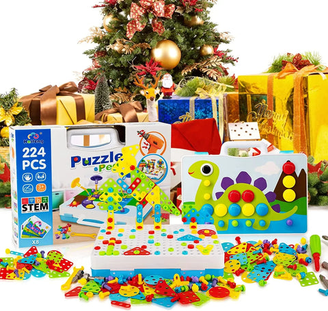 237 Pieces Creative Toy Drill Puzzle Set