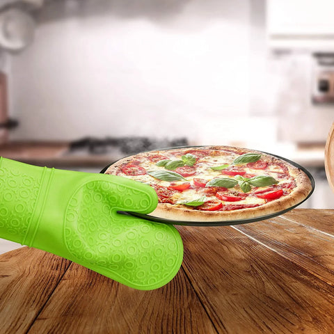 Oven Mitts and Pot Holders Heat Resistant Silicone Oven gloves