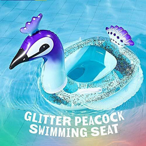 Peacock Swim Ring for Kids and Adults