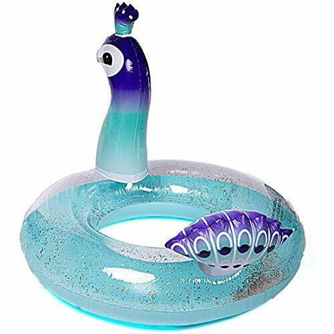 Peacock Swim Ring for Kids and Adults