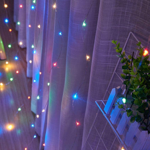 Smart LED Decorative Rainbow Curtain Lights