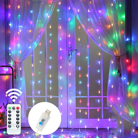 Smart LED Decorative Rainbow Curtain Lights