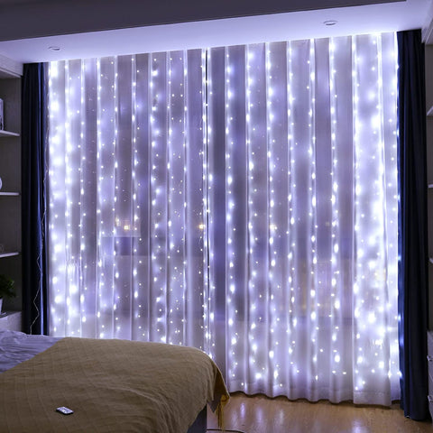 Smart LED Decorative Rainbow Curtain Lights