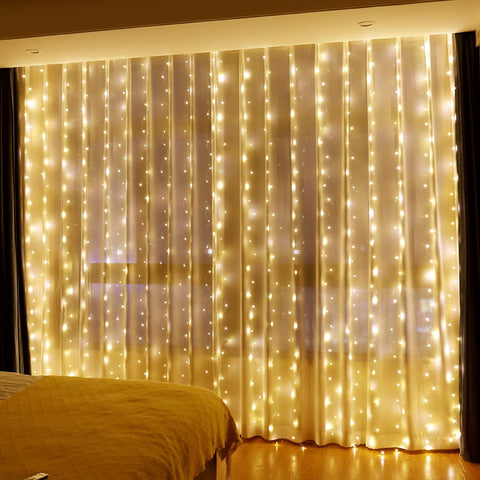 Smart LED Decorative Rainbow Curtain Lights