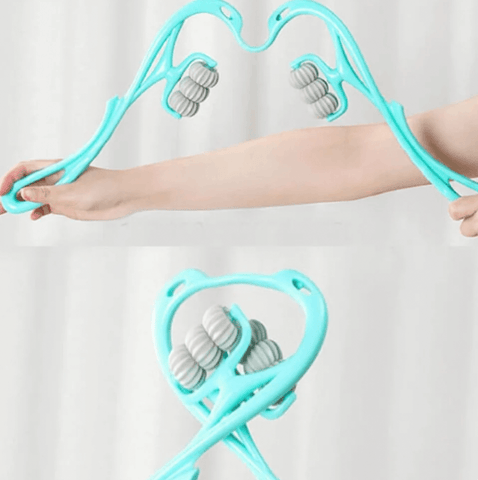 6 Wheel Pressure Point Neck Massager