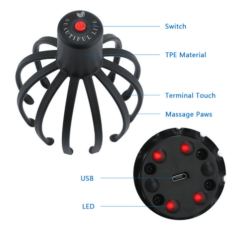 ELECTRIC OCTOPUS SCALP MASSAGER