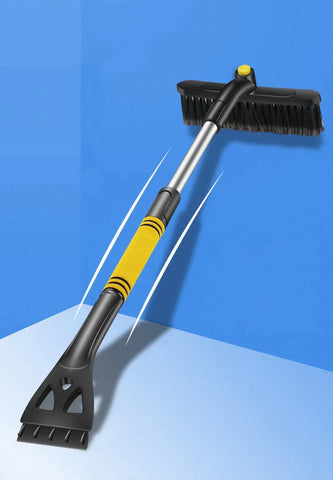 Snow Brush Broom Tool No Scratch 3 in 1 Ice Scraper