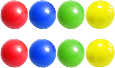 Stick Stress Balls Toys, Globbles Sticky Balls, Colorful Baby Toy Balls -4 pack