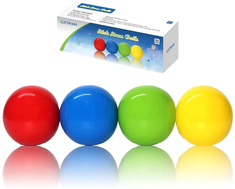 Stick Stress Balls Toys, Globbles Sticky Balls, Colorful Baby Toy Balls -4 pack