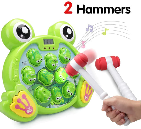 Whack A Frog Game Toy, Fun Gift for Boys & Girls