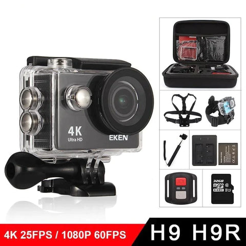 Action Camera, 4K Ultra HD WiFi Waterproof Action Camera