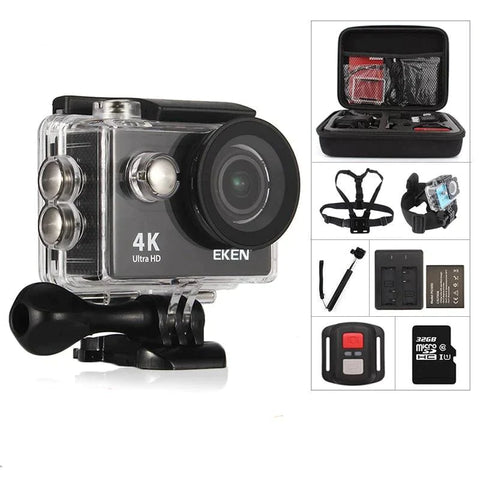 Action Camera, 4K Ultra HD WiFi Waterproof Action Camera