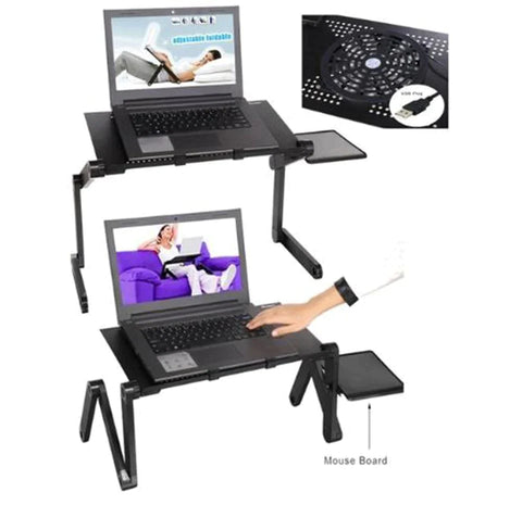 Adjustable Ergonomic Portable Aluminum Laptop