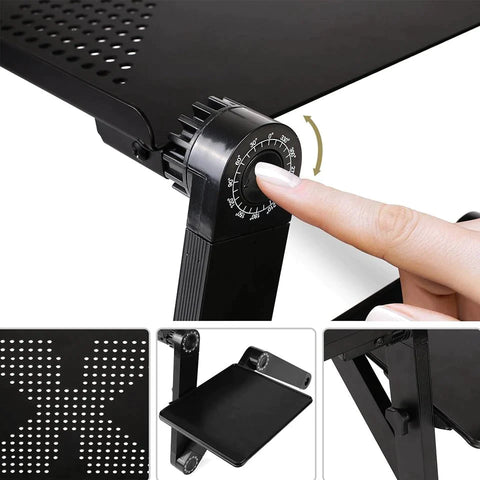 Adjustable Ergonomic Portable Aluminum Laptop