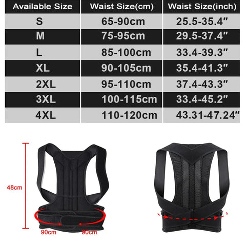 Adjustable Posture Corrector for Men and Women