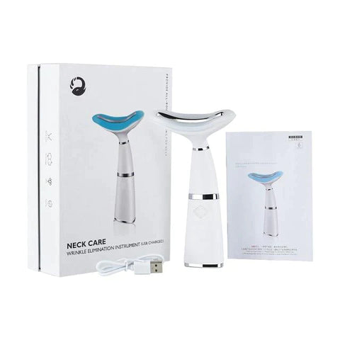 Anti-Aging Face and Neck Massager, Sonic Vibration Therapy Wrinkle Free Neck Device Neck Massager EvoFine Type 1 