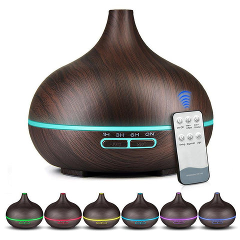 Aroma Essential Oil Diffuser 550ml Ultrasonic Cool Mist Air Humidifier