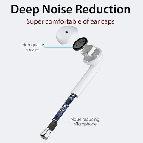 Wireless Earbuds, Bluetooth 5.0 Earphones with Deep Bass