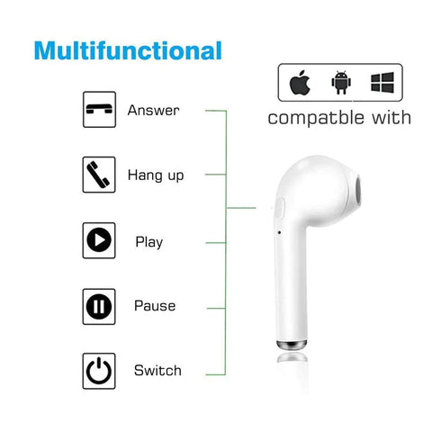 Wireless Earbuds, Bluetooth 5.0 Earphones with Deep Bass